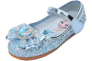 YONIER Scarpe Principessa Bambina Ballerine Bambina Scarpe Brillantini Frozen Bimba Partito per Ragazze Ballerina per Cerimonie e Occasioni Speciali