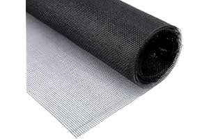 AIMMIE Window Screen Mesh, 285 x 140 cm Encrypted Invisible Window Screens for Windows and Doors Adjustable Window Screen Replacement Window Mesh Insect Fly Screens for Windows Keep Fly Bug Out