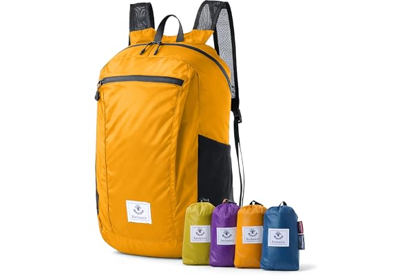 4Monster Neuf Sac à Dos Pliable Ultra léger, Sac à Dos Pliable résistant à l'eau, Sac à Dos de randonnée pour Le Voyage, Le Camping et l'extérieur, Promenade Quotidienne, Cyclisme