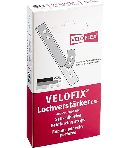 Lot De 50 Bandes Autocollantes Perfect Line - 15x2 Cm, Extra Étroites, Forte Adhérence (Blanc, Fabriqué En Allemagne)