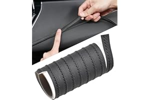 Flaconi Automotive Trim Strip,Car Interior Moldings,Decorative Strips,Car Interior Trim,Automotive Interior Trim,Automobile Parts and Accessories Decoration,Suitable for Car Dashboard,Doors (Black)