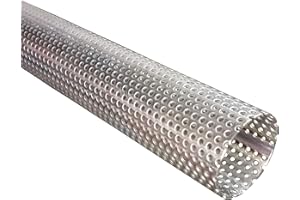 ALUTEC MÜNCHEN Tuyau d échappement en acier inoxydable V2A de 0,5 m 57 mm x 500 mm