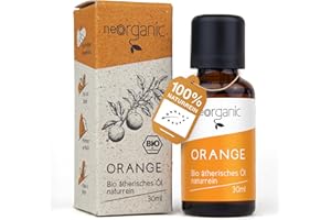 ‎NEOORGANIC NeoOrganic® Organic Orange Oil (Citrus Aurantii Dulcis) 100% Natural - Made from Real Oranges Cold Pressed - Suitable for Consumption - Orange Essential Oil - Fragrance Oil Direct from Sicily - 30 ml