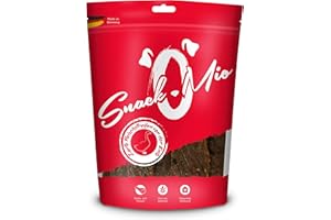 SnackOMio En-cas Premium Pour Chiens, Lanières De Viande De Canard Tendre, Sans Céréales, Lot De 1 (1 x 125 g)