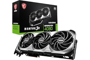 MSI GeForce RTX 4080 16GB VENTUS 3X OC Scheda video gaming - 16GB GDDR6X, 2550 MHz, PCI Express Gen 4, 256-bit, 3x DP v 1.4a, HDMI 2.1a (Supporta 4K & 8K HDR)