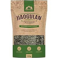 Jiaogulan Kraut der Unsterblichkeit (150g) • Ohne Stängel • handverlesenes Unsterblichkeits-Kraut getrocknet in höchster…