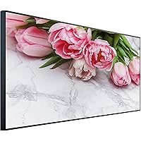 Ecowelle Infrarotheizung mit Bild | 600 Watt | 60x120x2 cm | Infrarot Heizung| | Made in Germany| a 20 Strauß frischer…