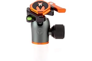 3 Legged Thing AirHed Pro Lever Arca-Swiss Compatible Tripod Ball Head with 360 Degree Panning Base and Detachable Lever Clamp - Tripod and Monopod Compatible (AHPRO-LV-GREY)