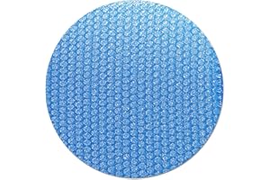 ONESHLEE Hot Tub Covers For Winter Summer, Swimming Pool Solar Cover, Lazy Spa Thermal Cover, Indoor Outdoor Pool Protector In Ground Hot Tub Blanket Bubble Accessories Universal (Round 152CM)