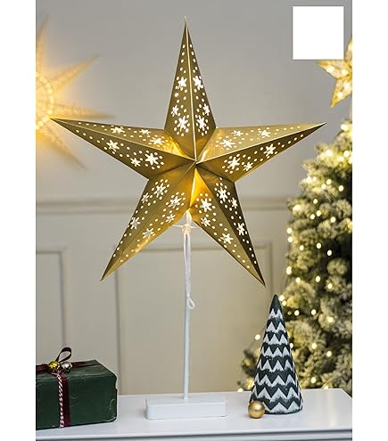 Lampe De Bureau étoile De Noël En Bois LED - Scène De La Nativité - Décoration Festive 25x13 Cm - Lumière Chaude - Bois Massif