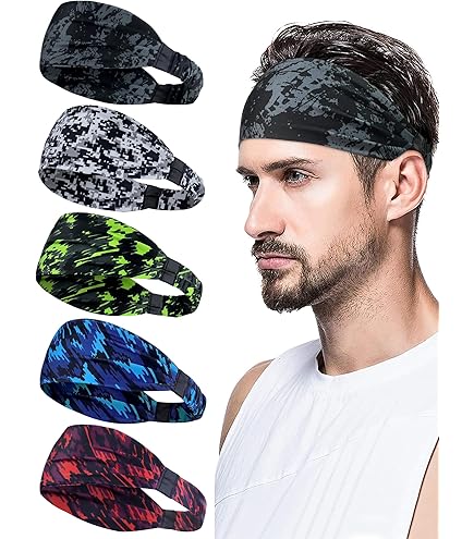 Fascia Sportiva Uomo 3 Pezzi - Antiscivolo, Traspirante Per Corsa, Fitness E Running - Foto 5