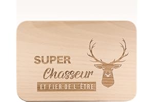 Spruchreif · Planche à découper gravée en bois avec cerf · Planche de petit-déjeuner en bois · Planchette pour petit-déjeuner · Cadeau Chasseur · Cadeau chasse homme · Super Chasseur