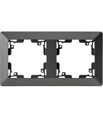 Interruttori Prese MILOS Serie Interruttori E Prese MILOS Antracite - Completa, Per Incasso 230V, Design Moderno, IP20 Serie Interruttori Prese MILOS - Foto 10