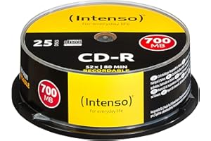 INTENSO Spindle de 25 CD-R (700MB, 52X)