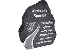 ONLINE STREET Online Rue Noir et Blanc Stairway to Heaven Orment Memorial Rock Tribute Détail Plaques tombales, Someone Special