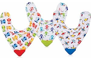 Nuby ID4290 Bandana Bavaglino con Massaggiagengive, Modelli Assortiti
