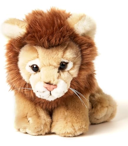 Peluche Lionceau Teddy Hermann – 27 Cm – Lion Sauvage – Neuf