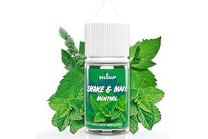 ‎BELISSIA Belissia Shake and Make Menthol - 30 ml hochdosiertes Lebensmittelaroma - zum Nachfüllen - Für Backen, Speisen, Getränke, Shakes, DIY & Raumduft - Vegan & ohne Zusatzstoffe
