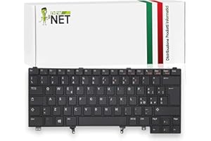 NEW NET NewNet Keyboards - Tastiera Italiana Compatibile per Notebook Laptop dell Latitude E5420 E5430 E6220 E6230 E6320 E6330 E6420 E6430 E6440 XT3