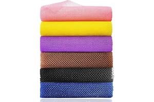ROTOPATA Afrikanischer Peeling-Netzschwamm, 83,8 cm lang, Badeschwamm, Dusche, Körperschrubber, Netz für die Rückenhaut, glatter und täglicher Gebrauch (Schwarz/Blau/Braun/Gelb/Rosa/Violett)