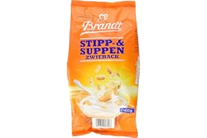 Brandt Stipp- und Suppenzwieback, 12er Pack (12 x 400 g Packung)