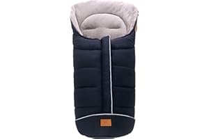 MIRACLE BABY Baby Stroller Footmuff, Winter Baby Seat Pushchair Footmuff Sleeping Bag Baby Blanket with Zipper for Stroller, Buggy, Car Seat