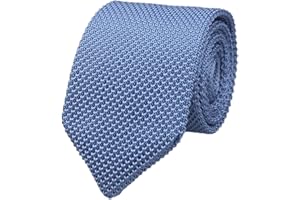 ROSIIKA Men's Skinny Smart Knit Tie Formal Basic Designed Vintage Mixed Pattern Casual 2.4" Necktie
