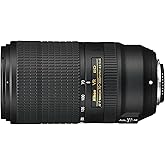Nikon AF-P 70-300mm f/4.5-5.6E ed VR Teleobiettivo per DSLR, Nero [Nital Card: 4 Anni di Garanzia]