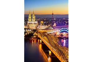 Ravensburger Puzzle 1000 Teile - Leuchtendes Köln - Puzzle für Erwachsene und Kinder ab 14 Jahren, Puzzle mit Stadt-Motiv von Köln,[Exklusiv bei Amazon]