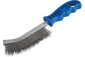wolfcraft Cepillo manual de alambre de acero I 2715000 I Para eliminar el óxido y limpiar
