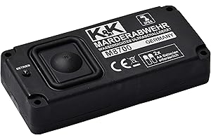‎K&K K&K M8700 - Das UNABHÄNGIGE Marderabwehrgerät: Marderabwehr Ultraschall (autark) batteriebetrieben, wasserdicht