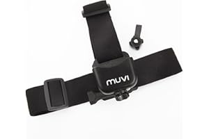 Veho Muvi Headband Strap Mount for Muvi KX-Series | Muvi K-Series | Muvi HD | Muvi Micro - Black (VCC-A014-HM)