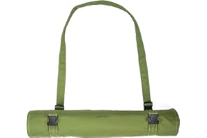 JadeYoga Parkia Matten-Tragetasche, Bio-Baumwolle, Enten-Yoga-Tasche, leichte Yogamatte, Tragetasche mit verstellbarem Riemen, Yogamattenhalter, Yoga-Zubehör für Frauen, 66 x 20,3 x 10,2 cm