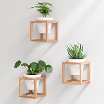 Supports Muraux Morkite En Bois Pour Plantes | Lot De 2, Style L, Décoration Jardin