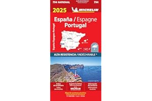 MAPA NATIONAL ESPA?A & PORTUGAL ALTA RESISTENCIA 2025 17794: wegenkaart Schaal 1 : 1.000.000