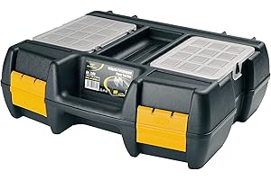 Art Plast Maletín para herramientas eléctricas en polipropileno L400xP340xH133 mm con 2 organizadores en la tapa y gomaespuma en el interior