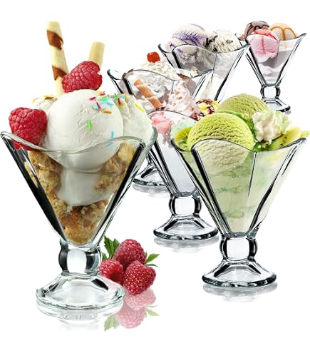 Gläserne Dessertschale Mit Perlenrand – Transparent, Elegant, Spülmaschinenfest
