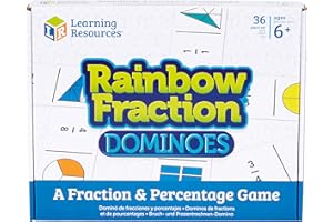 Learning Resources Dominos de Fractions Rainbow Fraction