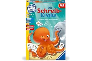 Ravensburger 24683 - Die Schreib-Krake - Spielend Neues Lernen: Lernspiel für Kinder, Spiel ab 6 Jahre, Schreiblernspiel für 1-4 Spieler