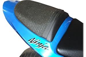 TRIBOSEAT Coprisella Antiscivolo per Passeggero per Motociclette, Compatibile con Kawasaki ZX636 (2003-2004), Previene lo scivolamento, Riduce l'affaticamento, Migliora la stabilità