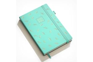 DeDe Bee Agenda 2025 2026 Semainier Scolaire Planner A5, 1 Semaine 2 Pages, 18 Mois Juillet 2025 à Décembre 2026, Cyan