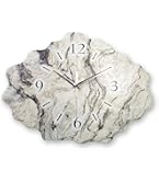 Kreative Feder Wanduhr 'Elefant' Aus Naturholz – Flüsterleise, 30 Cm Durchmesser
