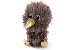 NICI 46622 Bird GLUBSCHIS Cuddly Soft Toy Kiwi Soda 15cm, Grey, Standard Size