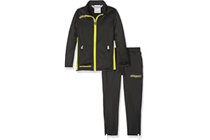 uhlsport ESSENTIAL Classic Trainingsanzug für Herren, Jugendliche & Kinder, klassischer Sport-Anzug, Jogging-Anzug, Jogging-Hose & Jacke, Tracksuit