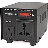 Bronson++ VT 200-110 Volt Spannungswandler Transformator Step-up/-down Konverter - Bronson 200 Watt 110V 200W