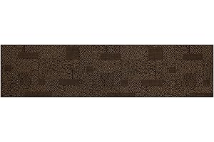 REDS SRL Tappeto ARTURO - Tappeto passatoia antiscivolo per ingresso e cucina - Antimacchia, lavabile e rifilabile - 50x400 cm