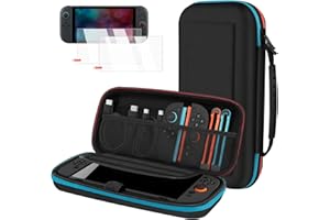 Gopiiphon Carrying Case for Nintendo Switch 2 (2025), Portable Travel Case with 2 Screen Protector, Hard Shell Protective Cover for Switch 2 Console and Accessories