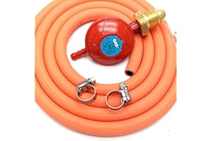 Huddersfield Gas Branded Propane Regulator 2m Hose Kit Fits Calor Gas & Flogas Screw in cylinders