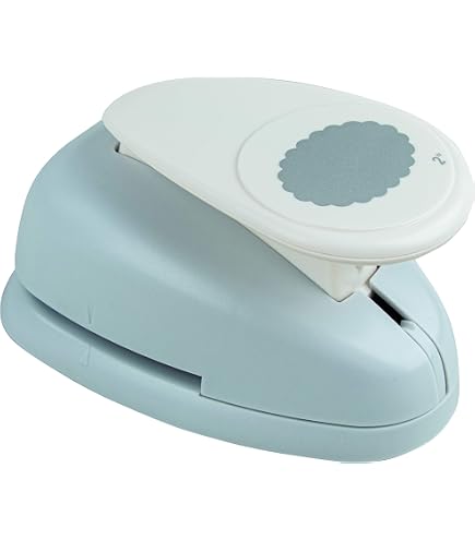 Vaessen Creative Perforatrice Ovale - 4.6 x 6.3 cm - pour Projets DIY, Papier Scrapbooking, Plastique Fou, Bullet Journaling, Cartes de Vœux, Papier Découpage, Étiquettes, Décorations