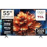 TCL 55 in&ccedil; Akıllı TV 55Q6C 4K QD-Mini LED Renkli Quantum Crystal HDR10+ Oyun Google TV, 144Hz Doğal Yenileme Hızı, ONKYO 2.1 